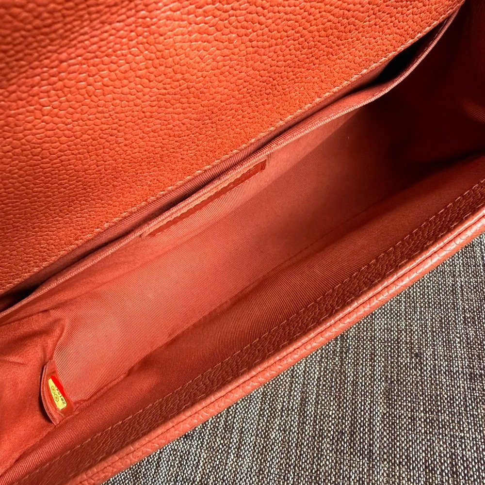 Rare Cognac Medium Chanel Boy Bag - Picture 11 of 14